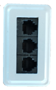 Uttag front